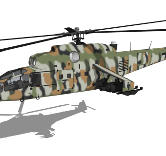 超精细直升机模型 Helicopter (29)